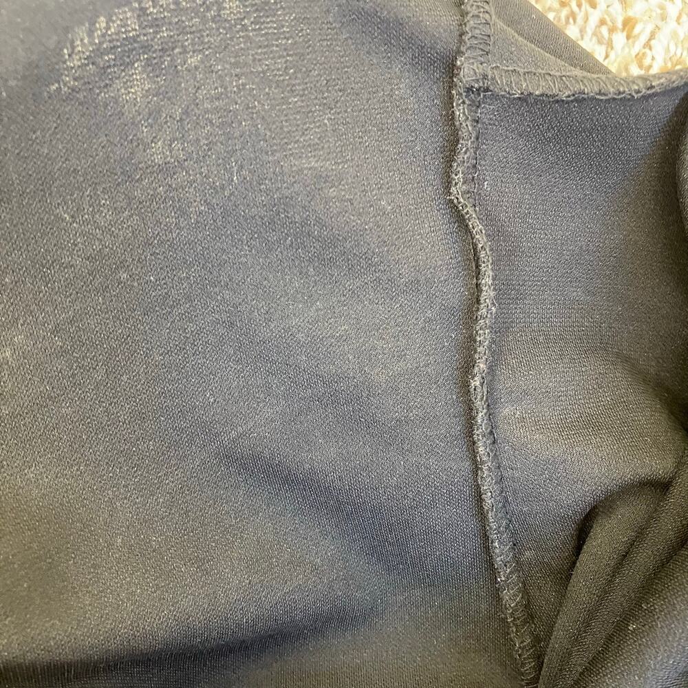 Pola Vtg Y2K Fitted Party Prom Dress Spaghetti Strap Handkerchief Hem Black - Picture 16 of 16